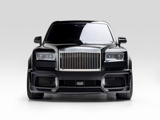 Black Cullinan Rolls Royce Kit de carrocería de estilo NT Kit de cuerpo ancho del parachoques delantero y trasero