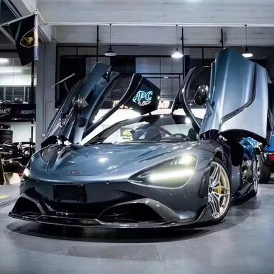 720s Kit de cuerpo de McLaren Blacksail estilo delantero parachoques spoiler de labio capó protector