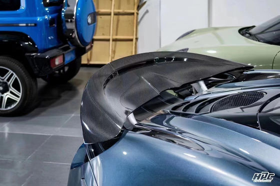 720s Kit de cuerpo de McLaren Blacksail estilo delantero parachoques spoiler de labio capó protector