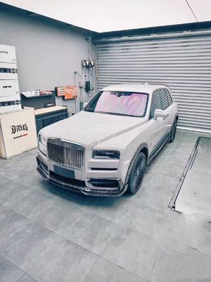 2018 - 2019 Kit de cuerpo de Cullinan DW estilo delantero de labio difusor spoiler widebody Kit
