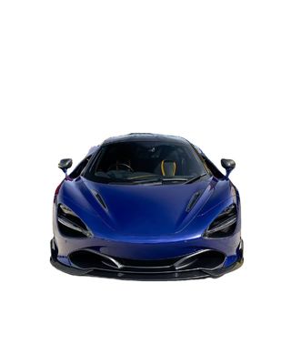 Blue 720s Kit de cuerpo ancho McLaren Fibra de carbono delantera de labio difusor
