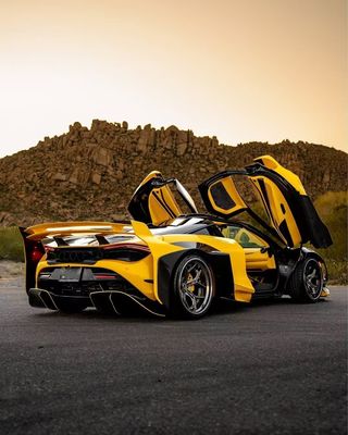 720s Mclaren Body Kit de fibra de carbono widebody ZE estilo delantero y trasero parachoques