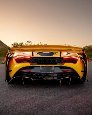 720s Mclaren Body Kit de fibra de carbono widebody ZE estilo delantero y trasero parachoques