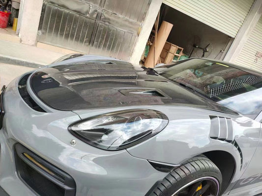 Productos de fibra de carbono para Porsche 981 Boxster Capó de fibra de carbono 981 Tapa de escotilla del motor de fibra de carbono 2013-2015