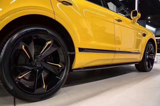 Para Bentley Bentayga Kit de cuerpo de fibra de carbono Bentayga actualiza el estilo W12 de fibra de carbono delantera de labio difusor