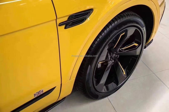 Para Bentley Bentayga Kit de cuerpo de fibra de carbono Bentayga actualiza el estilo W12 de fibra de carbono delantera de labio difusor