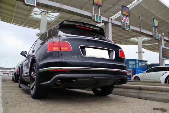 Para Bentley Bentayga Kit de cuerpo de fibra de carbono Bentayga actualiza el estilo W12 de fibra de carbono delantera de labio difusor