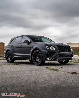 Para el Bentley Bentayga Kit de cuerpo de fibra de carbono Bentayga Moderado estilo MSY delantero y trasero del parachoques