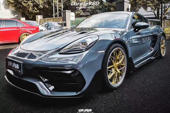 Nuevo producto para el Porsche 718 Boxster Body Kit 718 Modernizado estilo PD delantero y trasero Bumper Tuyere Spoilers
