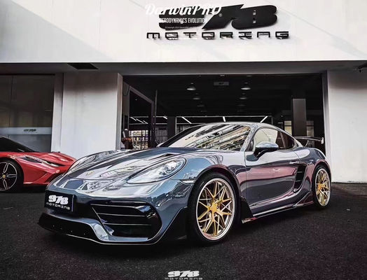 Nuevo producto para el Porsche 718 Boxster Body Kit 718 Modernizado estilo PD delantero y trasero Bumper Tuyere Spoilers