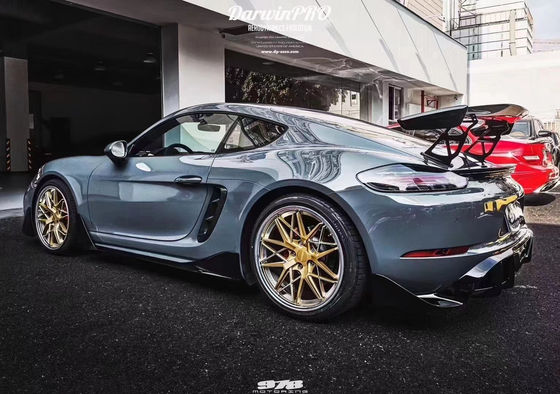 Nuevo producto para el Porsche 718 Boxster Body Kit 718 Modernizado estilo PD delantero y trasero Bumper Tuyere Spoilers