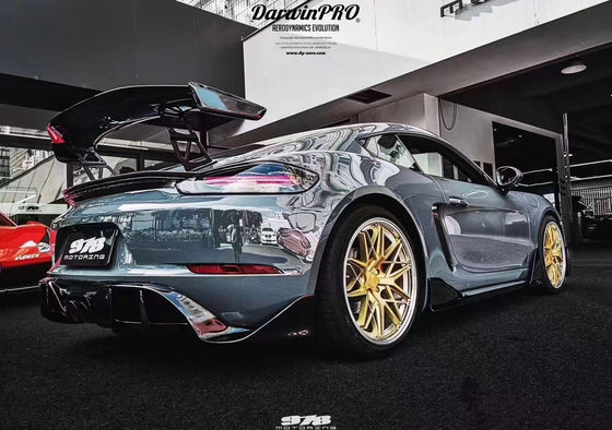 Nuevo producto para el Porsche 718 Boxster Body Kit 718 Modernizado estilo PD delantero y trasero Bumper Tuyere Spoilers