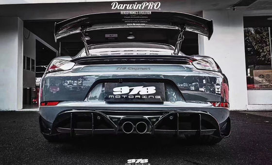Nuevo producto para el Porsche 718 Boxster Body Kit 718 Modernizado estilo PD delantero y trasero Bumper Tuyere Spoilers