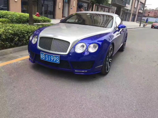 Para el kit de carrocería de Bentley Continental Continental GT Kit de carrocería de fibra de carbono al estilo MSY para parachoques delanteros y traseros