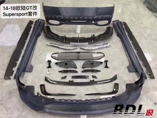 Para el Bentley Continental GT Body Kit Continental Upgraded Supersports estilo delantero y trasero