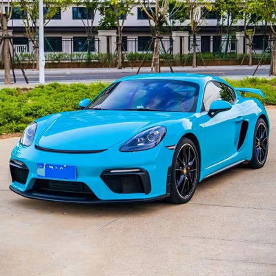 Material de plástico de PP 718 Boxster Kit de carrocería 718 GT4 estilo mejorado Frente y parachoques traseros Spoiler