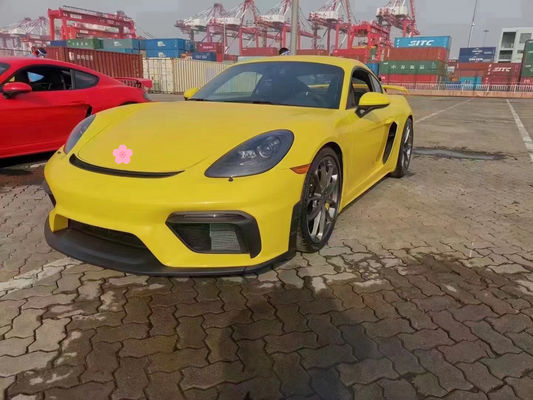 Material de plástico de PP 718 Boxster Kit de carrocería 718 GT4 estilo mejorado Frente y parachoques traseros Spoiler