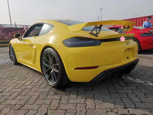 Material de plástico de PP 718 Boxster Kit de carrocería 718 GT4 estilo mejorado Frente y parachoques traseros Spoiler