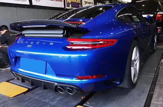 Fibra de carbono de alta calidad 911 991.2 Kit de cuerpo de carbono 911 991.2 faldas laterales del labio delantero y trasero 2016-2018