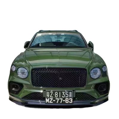 Para el Bentley Bentayga Fibra de carbono Kit de cuerpo Bentayga actualizaciones estilo SPE Fibra de carbono delantero del labio difusor spoiler faldana lateral