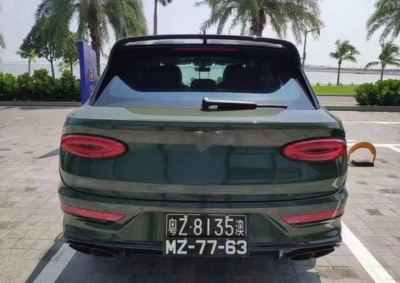Para el Bentley Bentayga Fibra de carbono Kit de cuerpo Bentayga actualizaciones estilo SPE Fibra de carbono delantero del labio difusor spoiler faldana lateral