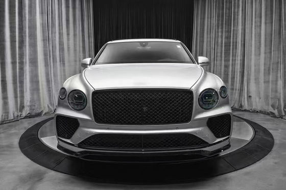 Para el Bentley Bentayga Fibra de carbono Kit de cuerpo Bentayga actualizaciones estilo SPE Fibra de carbono delantero del labio difusor spoiler faldana lateral