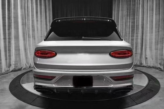 Para el Bentley Bentayga Fibra de carbono Kit de cuerpo Bentayga actualizaciones estilo SPE Fibra de carbono delantero del labio difusor spoiler faldana lateral