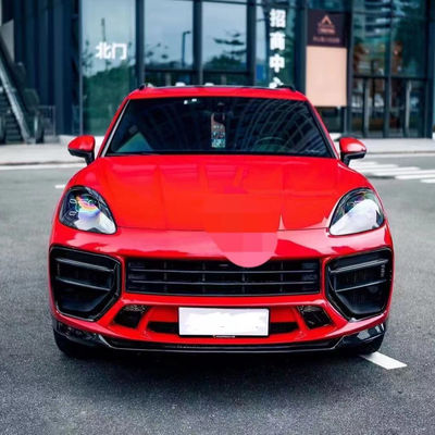 Kit de carrocería de fibra de carbono de Cayenne para Porsche Cayenne MTR Kit de carrocería de fibra de carbono seca Parachoques delanteros y traseros