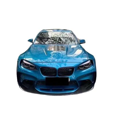 Para el BMW F22 F87 Serie 2 M2 Kit de carrocería M2 M235 Modernización IMP Estilo delantero y trasero Bumper Spoiler Wide Bodyki