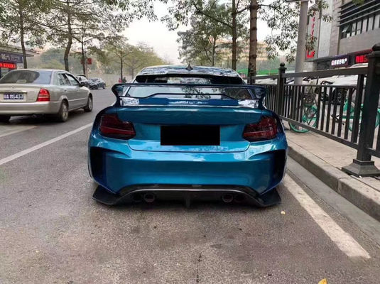 Para el BMW F22 F87 Serie 2 M2 Kit de carrocería M2 M235 Modernización IMP Estilo delantero y trasero Bumper Spoiler Wide Bodyki