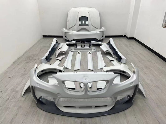 Para el BMW F22 F87 Serie 2 M2 Kit de carrocería M2 M235 Modernización IMP Estilo delantero y trasero Bumper Spoiler Wide Bodyki