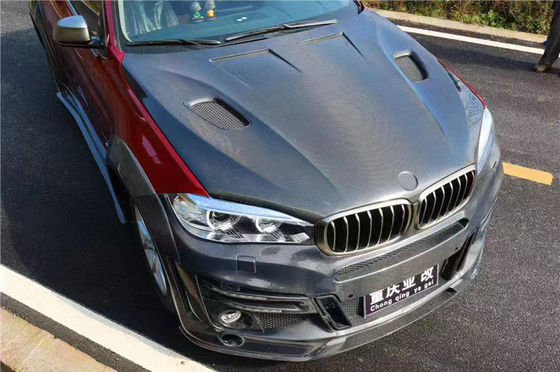 Venta para BMW X5 X6 F15 F16 Capó de fibra de carbono Capó de fibra de carbono X5 X6 tapa de fibra de carbono