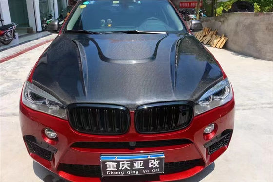 Venta para BMW X5 X6 F15 F16 Capó de fibra de carbono Capó de fibra de carbono X5 X6 tapa de fibra de carbono