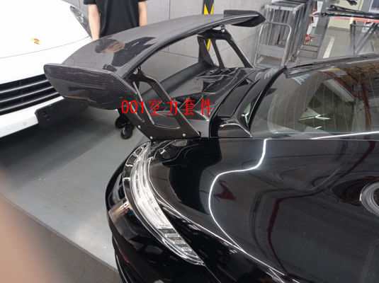 Nuevo producto para Porsche 911 997.1 997.2 Spoiler 911 997.1 997.2 Spoiler de fibra de carbono Velas de cola GT3RS Style Spoiler