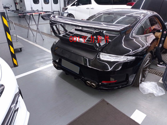 Nuevo producto para Porsche 911 997.1 997.2 Spoiler 911 997.1 997.2 Spoiler de fibra de carbono Velas de cola GT3RS Style Spoiler