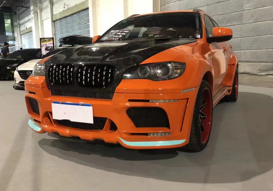 Venta caliente X6 E70 E71 Kit de cuerpo ancho Forbmw X6 Kit de cuerpo Frente y trasero Bumper Spoiler faldas laterales