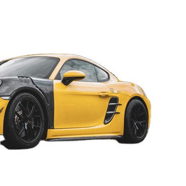 Nuevo producto para Porsche Cayman Fibra de Carbono Tuyere 718 Boxster Fibra de Carbono Entrada de aire lateral