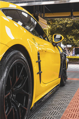 Nuevo producto para Porsche Cayman Fibra de Carbono Tuyere 718 Boxster Fibra de Carbono Entrada de aire lateral