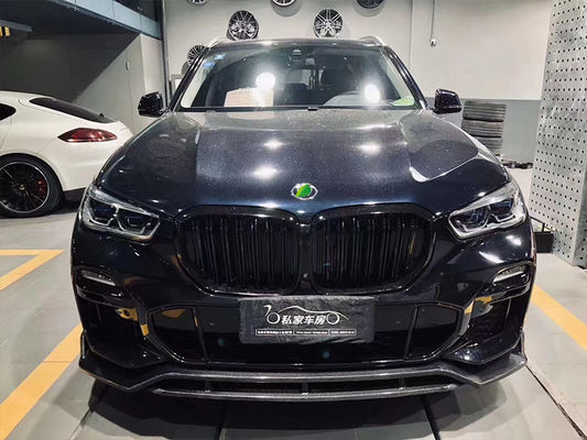 Venta caliente X5 G05 Fibra de carbono Kit de cuerpo Forbmw X5 Fibra de carbono delantera pala trasera difusor spoiler falda lateral