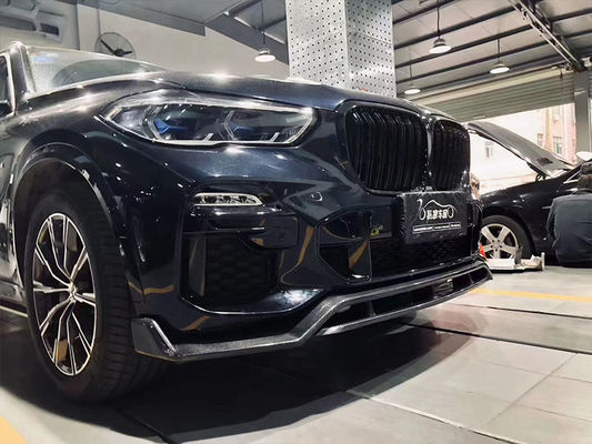 Venta caliente X5 G05 Fibra de carbono Kit de cuerpo Forbmw X5 Fibra de carbono delantera pala trasera difusor spoiler falda lateral