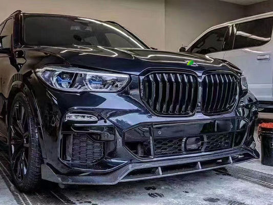 Venta caliente X5 G05 Fibra de carbono Kit de cuerpo Forbmw X5 Fibra de carbono delantera pala trasera difusor spoiler falda lateral