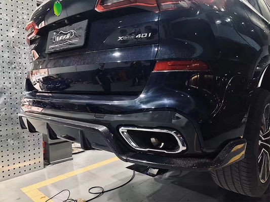 Venta caliente X5 G05 Fibra de carbono Kit de cuerpo Forbmw X5 Fibra de carbono delantera pala trasera difusor spoiler falda lateral