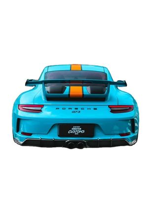 Kit de cuerpo de fibra de carbono para Porsche 911 991.2 GT3 911 GT3 Kit de cuerpo de fibra de carbono delantera pala trasera difusora lateral falda