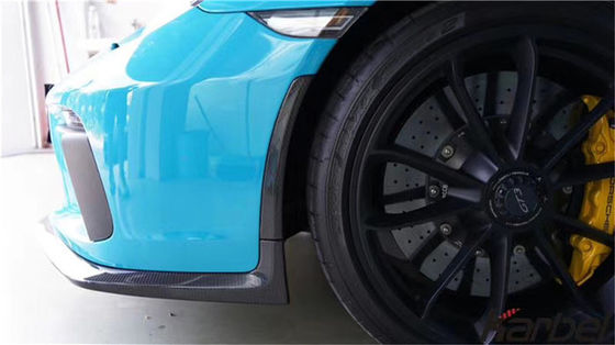 Kit de cuerpo de fibra de carbono para Porsche 911 991.2 GT3 911 GT3 Kit de cuerpo de fibra de carbono delantera pala trasera difusora lateral falda