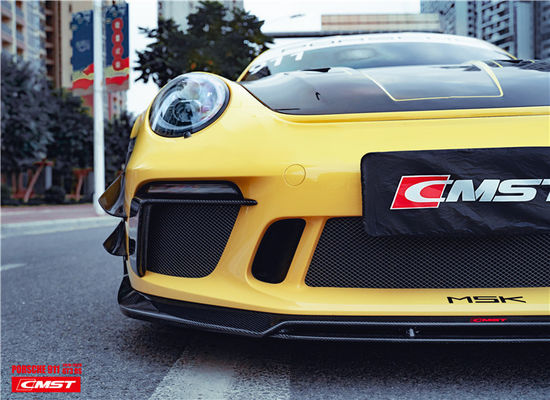 Kit de carrocería de fibra de carbono para Porsche 911 991.2 GT3RS 911 GT3RS Kit de carrocería de fibra de carbono para la pala delantera trasera del difusor