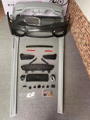 Material de plástico de PP F34 Serie 3 GT 320 330 328i Kit de carrocería F34 Actualizar M4 Estilo Frente y parachoques traseros