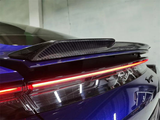Para el Porsche Taycan, equipo de carrocería de spoiler de fibra de carbono