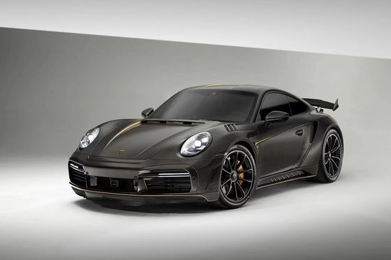 Repuestos de automóviles para Porsche 911 992 Kit de carrocería Material de fibra de carbono seco 911 992 Modelo mejorado TOPCAR Kit de carrocería Spoiler