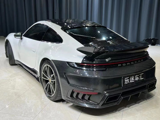 Repuestos de automóviles para Porsche 911 992 Kit de carrocería Material de fibra de carbono seco 911 992 Modelo mejorado TOPCAR Kit de carrocería Spoiler