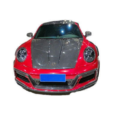 Repuestos de automóviles para Porsche 911 992 Kit de carrocería 911 992 Turbo Modernizado estilo Techart Kit de carrocería de cubierta de parachoques delantero y trasero